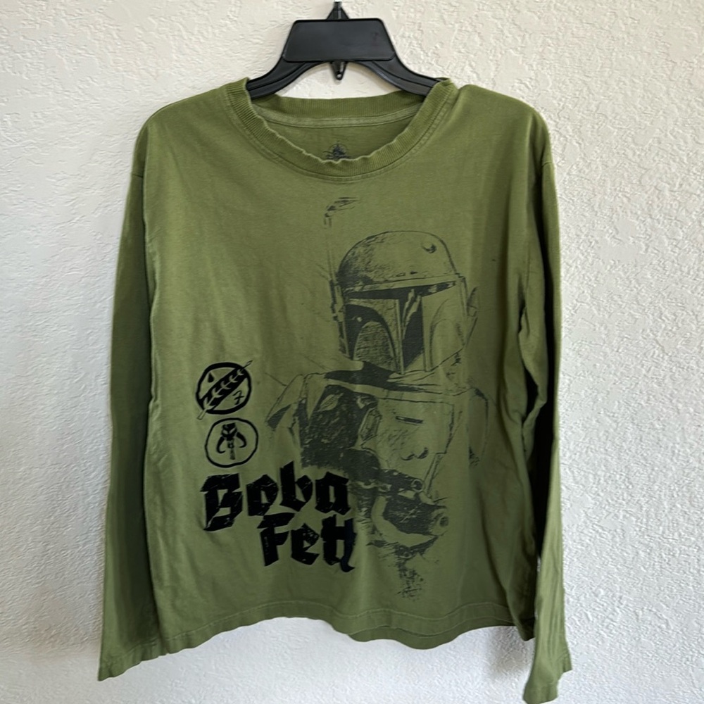 Star wars boba fett green Long Sleeve Tee T-shirt